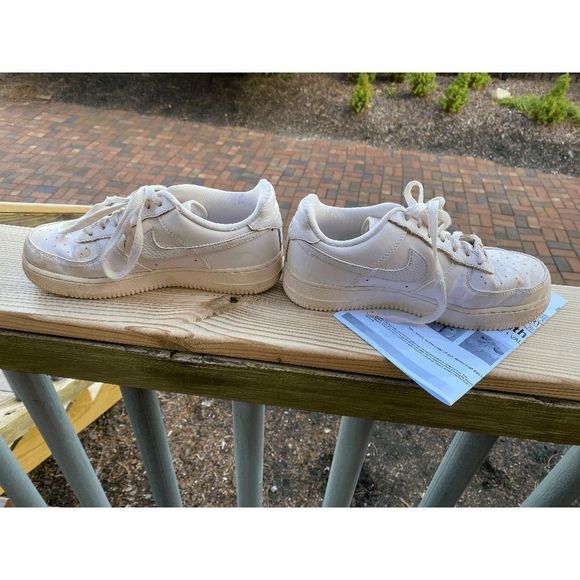 NIKE WOMENS AIR FORCE 1 Valentine’s Day Foam Pale Pink 2019 Size 8 CD0183-600 Ra - Picture 6 of 10